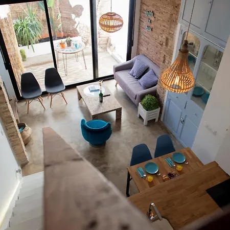 Florit Flats - Charming With Interior Terrace In Cabanyal Near The Beach Apartment