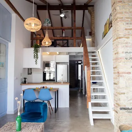 Apartment Florit Flats - Charming With Interior Terrace In Cabanyal Near The Beach *